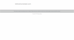 Desktop Screenshot of bibliodiversidad.com